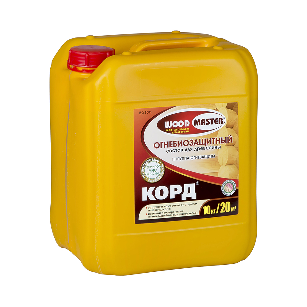 Корд  огнебиозащитный состав "woodmaster"  10 кг (1) "рогнеда"