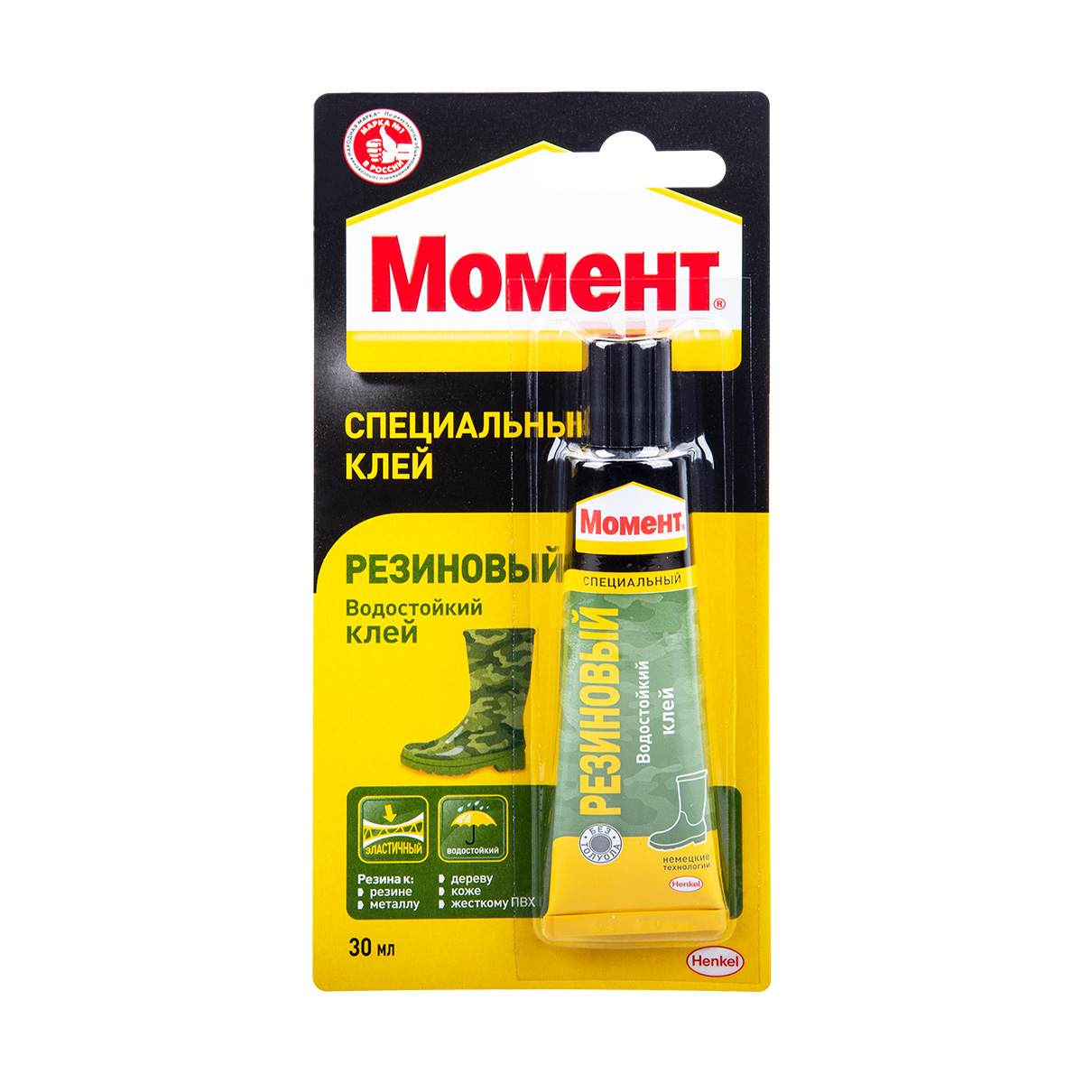 Клей момент резиновый  30 мл ед.блистер (1/25)  хенкель