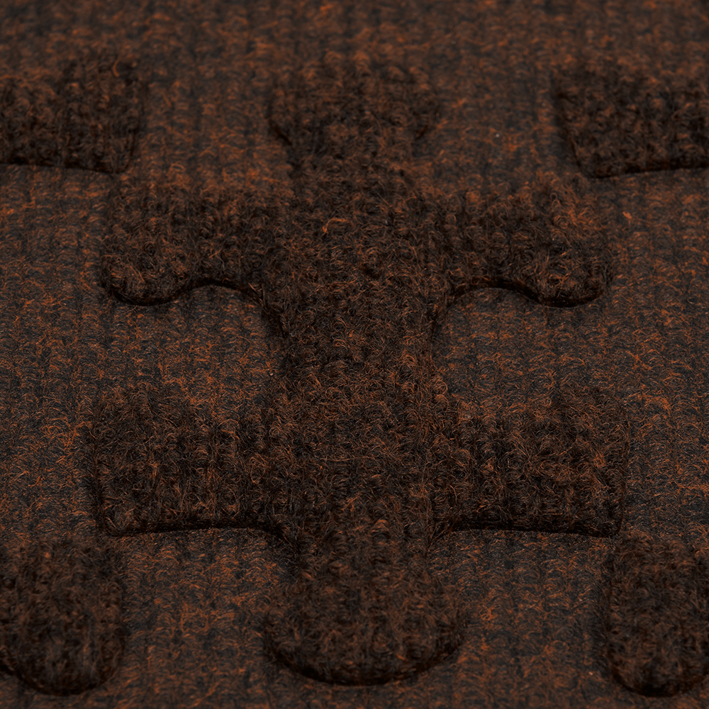 Коврик придверный рельефный "greek" 40*60 см, коричневый (1/15) "vortex" 20103