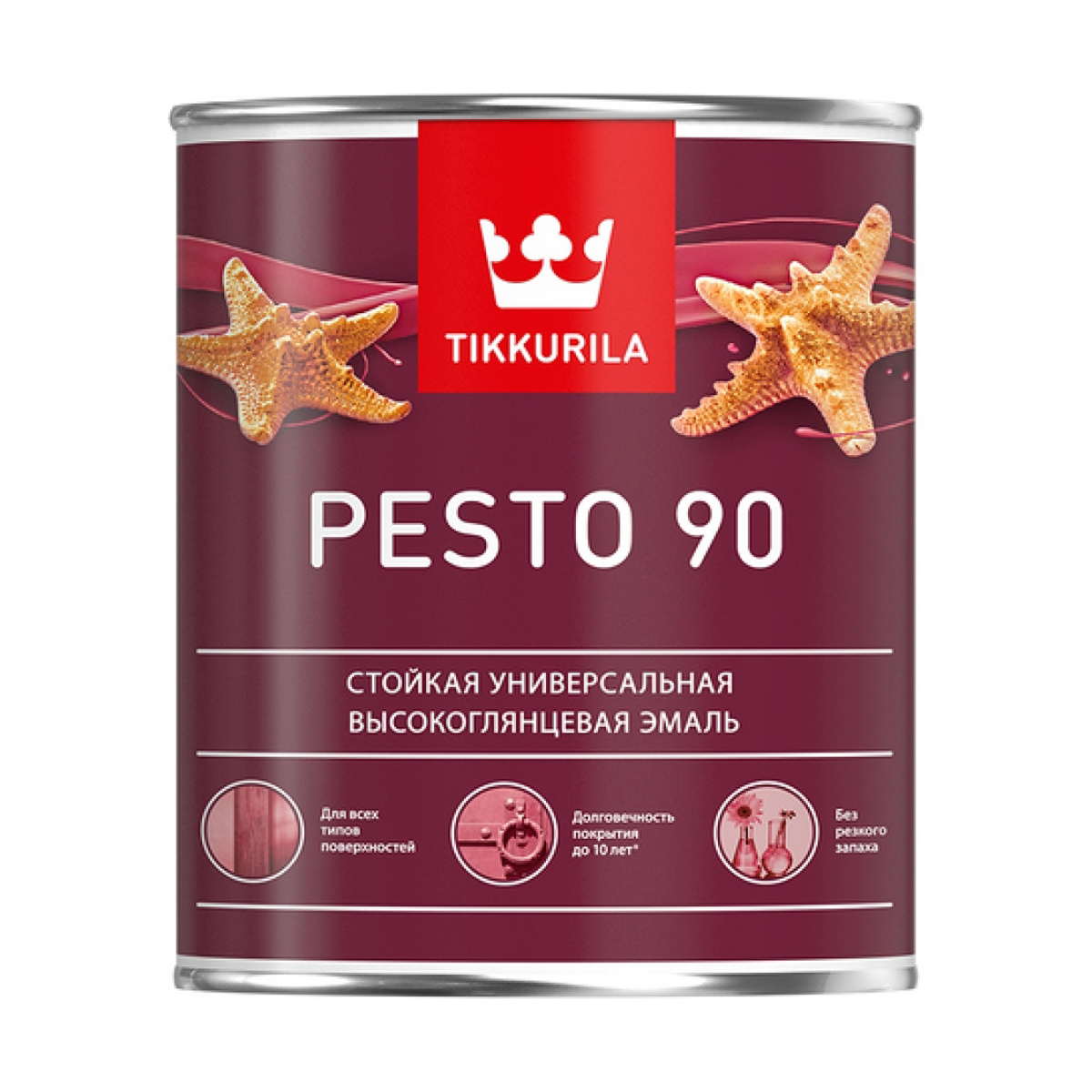 Песто 90  0,9 л (1/6)  эмаль алкид. высокоглянц. "тиккурила"