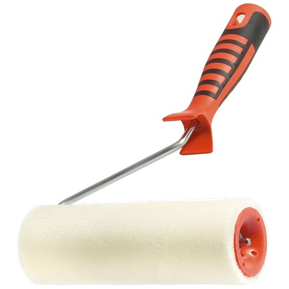 Валик "Велюр" с двухкомпонентной ручкой, 180 мм, ворс 4 мм, D 48 мм, D ручки 6 мм, шерсть Matrix (80662)