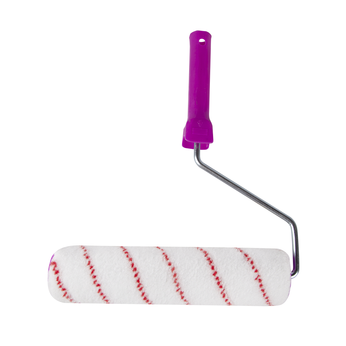 Валик полиамид  d48/250 мм (ворс 9 мм) бюгель 8 мм (в сборе) (1/36)  "krafor" 012-0250