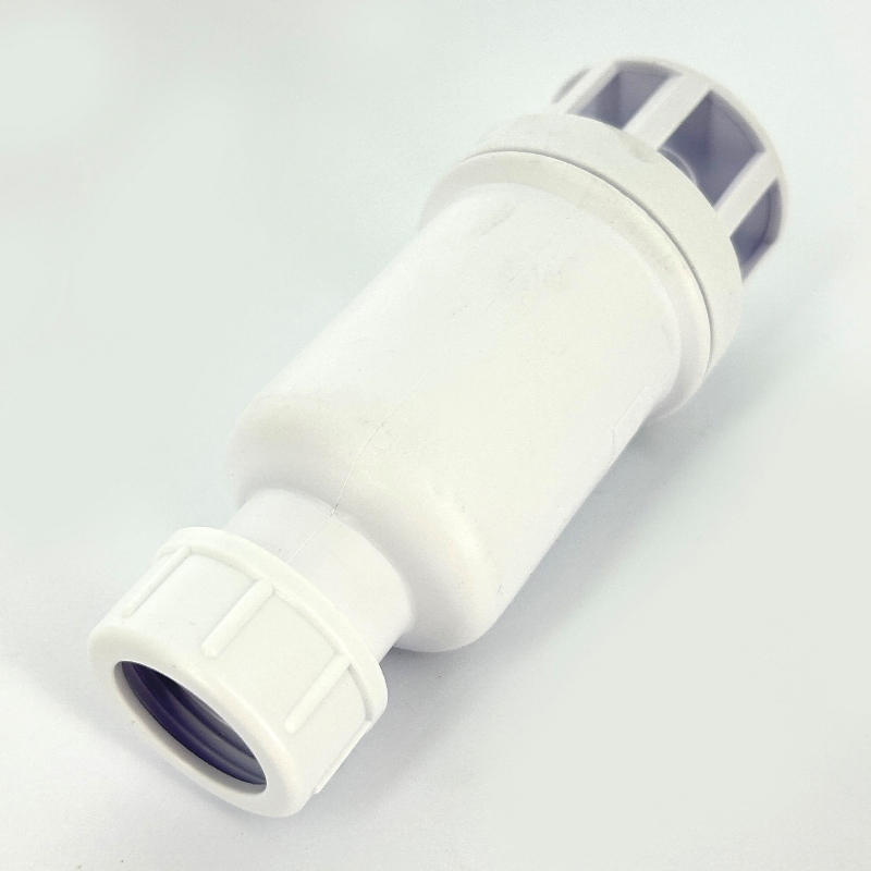 Самозакрывающийся сливной клапан McALPINE ("сухой" сифон) с разрывом струи 15х22 мм