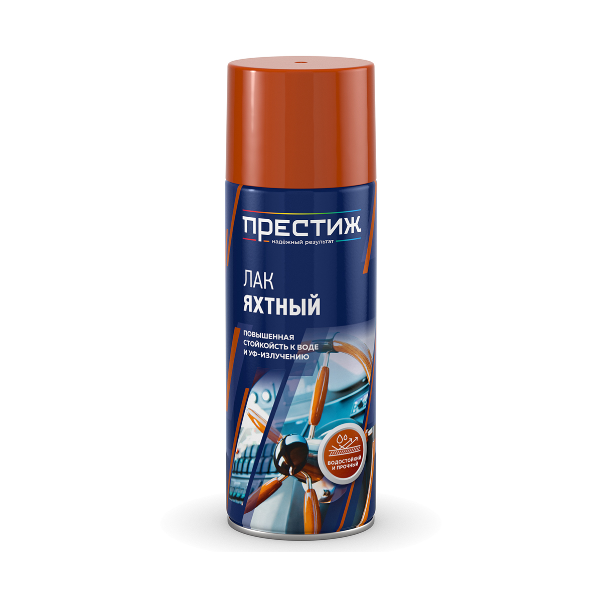 Лак аэрозоль яхтный матовый 425 мл (1/12) "престиж"