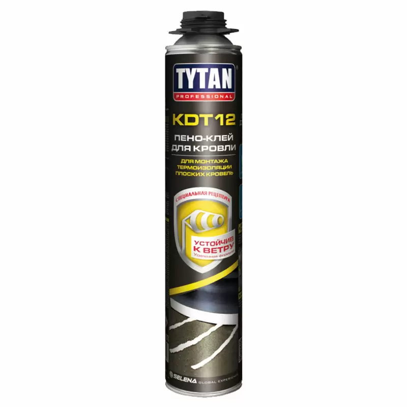 Tytan Professional KDT 12 / Титан КДТ пено клей для монтажа теплоизоляции плоской кровли