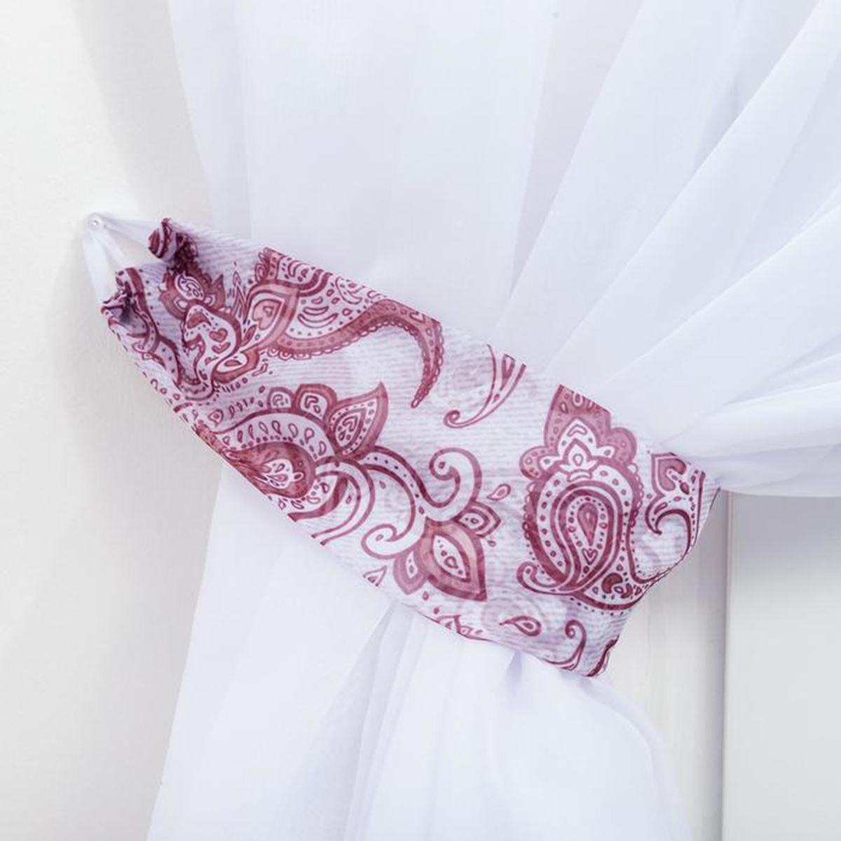 Тюль с подхватом и ламбрекеном "восточные узоры" 250*200 см, вуаль (1) "этель" 5513583