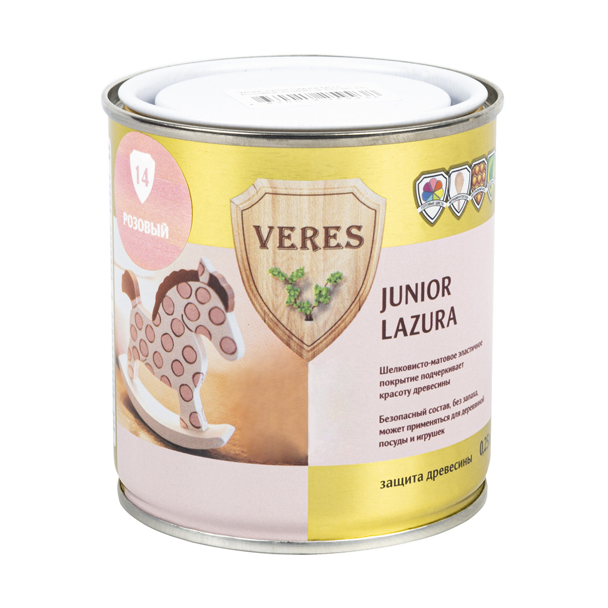 Верес джуниор №14 розовый 0,25 л (1/6) "veres"