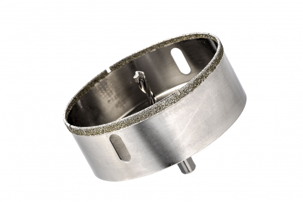 Сверло алмазное по керамограниту, 110 х 67 мм, трехгранный хвостовик Matrix (726923)