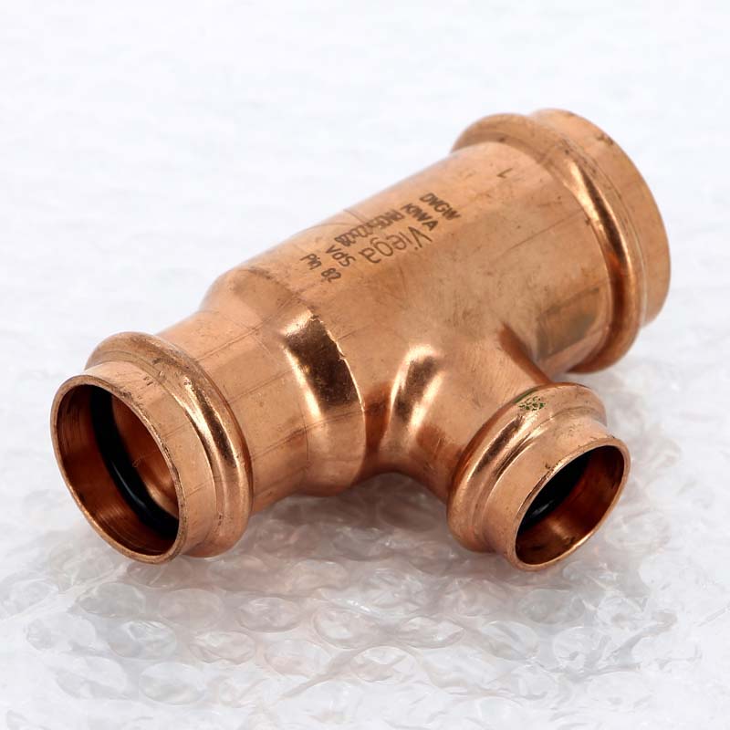 Тройник пресс медный Profipress VIEGA 35х22х28