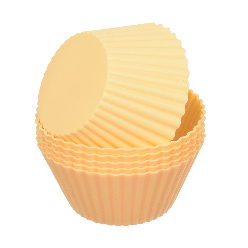 Формы для выпечки "кексы" d=7 см х 4 см силикон., набор 6 шт. (20) "marmiton" 11160