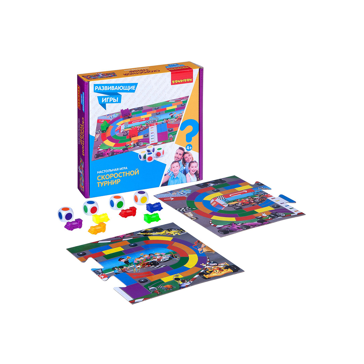 Игра развивающая "скоростной турнир" "bondibon" вв4474
