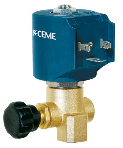 Клапан соленоидный CEME 9934 RM нормально закрытый 1/4" 220 В