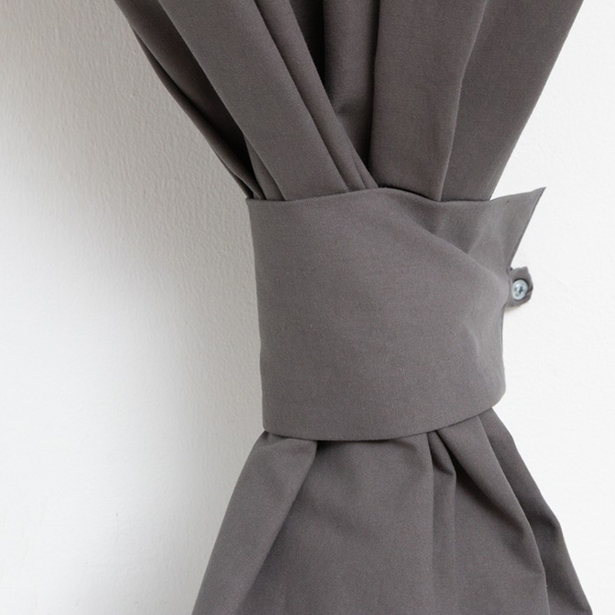 Шторы для кухни "kitchen" 150*180 см компл. 2 шт. с подхватами, серые (1) "этель" 7865994