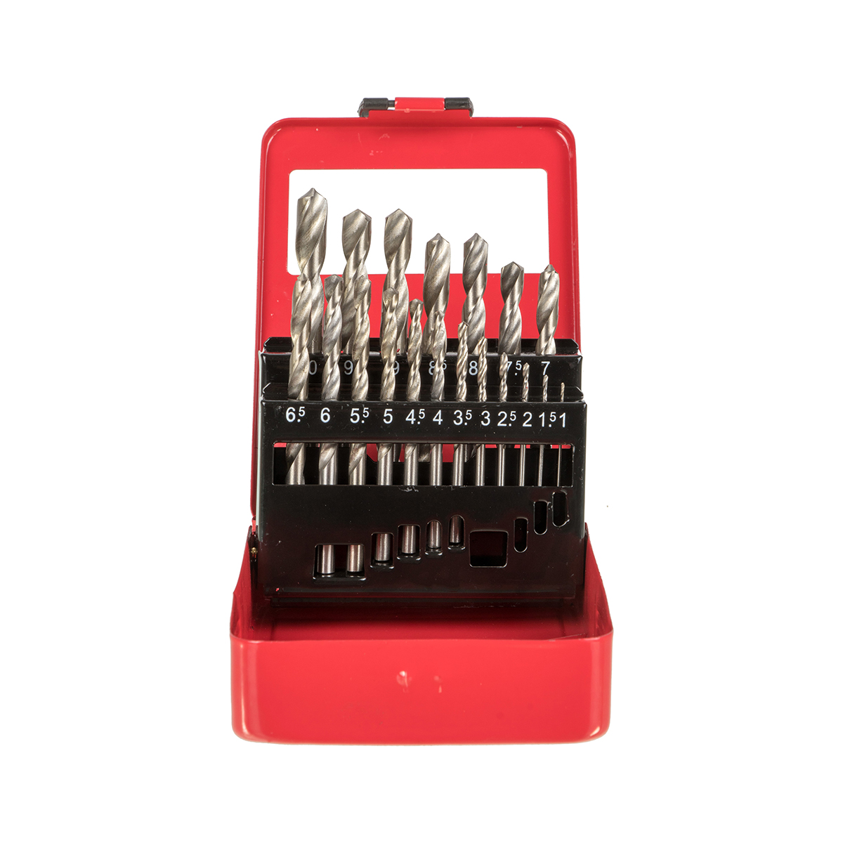 Сверла по металлу 1-10 мм набор 19 шт. (1/5) "вихрь"