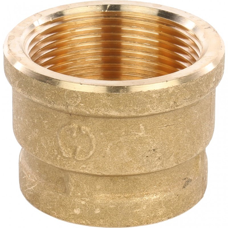 Муфта резьбовая переходная 1"1/4 x 1" ВР латунь STOUT