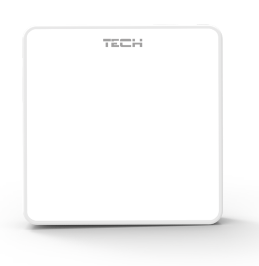Беспроводной комнатный датчик TECH C-8r, белый -20...+50 С