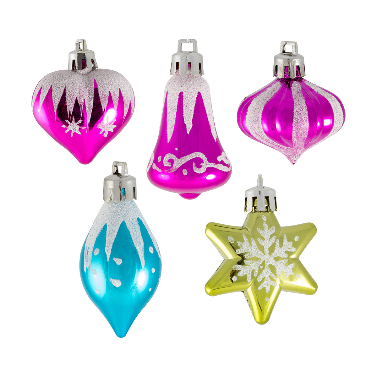 Набор елочных украшений "ассорти" 5 шт. (72/288) "волшебная страна"