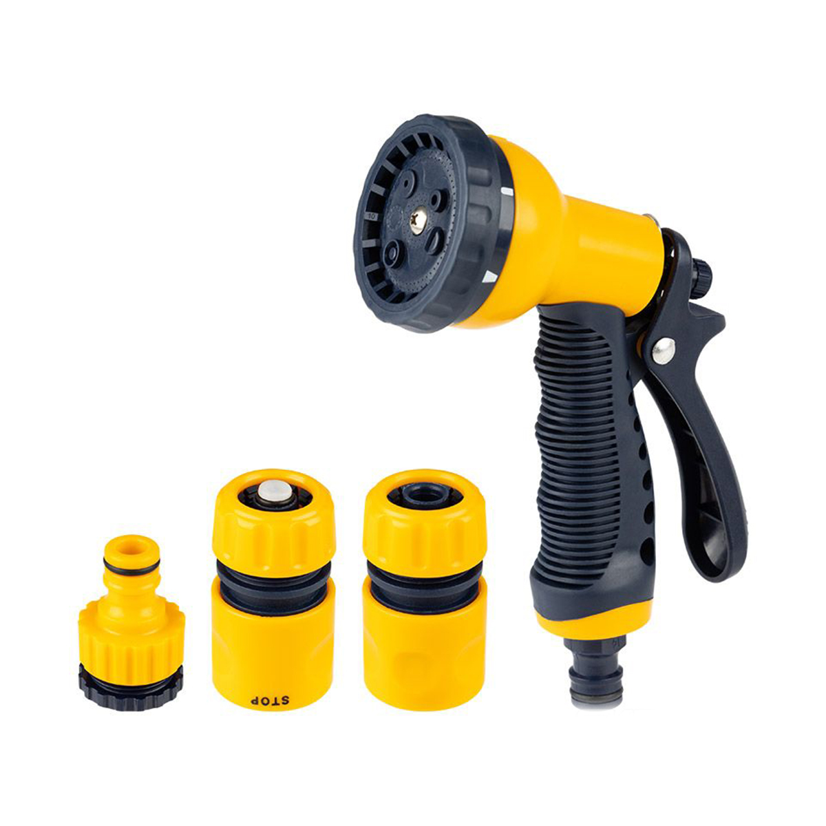 Набор фитингов для шлангов 1/2"-3/4" 4 предм. (1/48) "park" dy2377