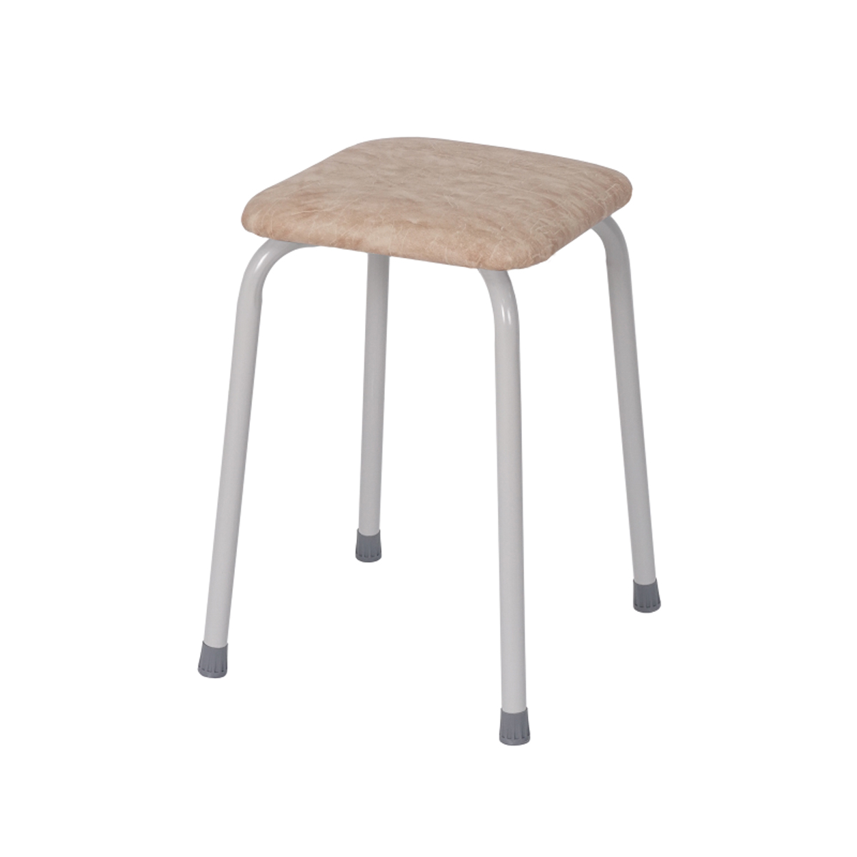 Табурет "пенек крепкий" квадратное сиденье 30 см (1/4) бежевый  т 269