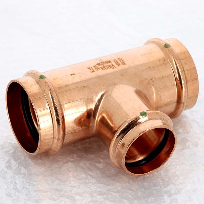 Тройник пресс медный Profipress VIEGA 54x42x54