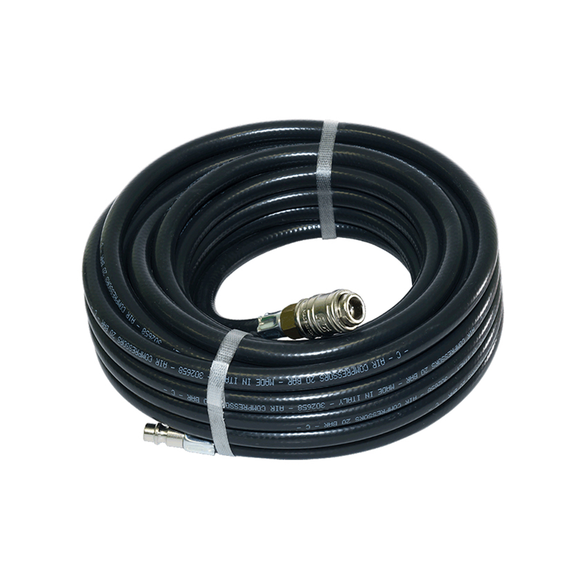 Шланг резиновый для пневмоинструмента d=8/13 мм 5 м, с фитингами rapid (1) "fubag" 170104