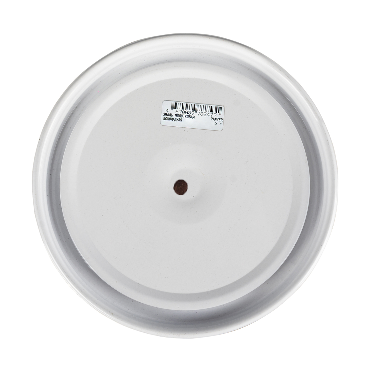 Эмаль универсальная молотковая шоколадная 5 л (1/2) "panzer"