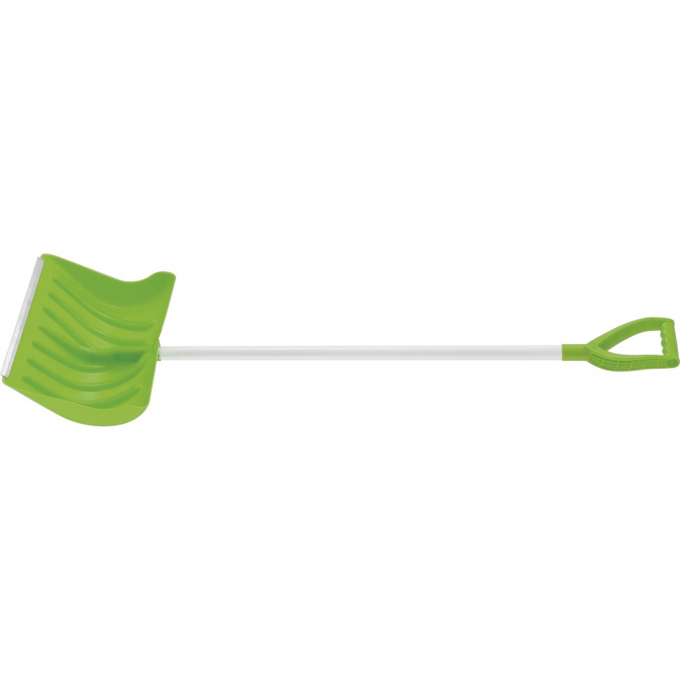 Лопата для уборки снега пластиковая Profi, 500 х 330 х 1340 мм, стальной черенок, Сибртех (61482)