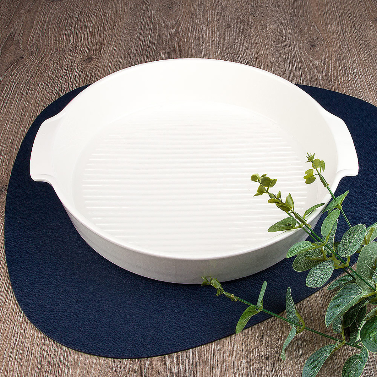 Форма для запекания "маршмеллоу" 21*19*4 см, фарфор (1/24) "nouvelle home" 0530269