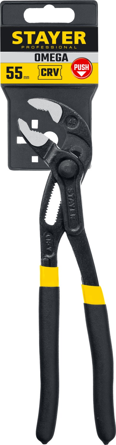 STAYER Omega, 250 мм, переставные клещи, Professional (2239)