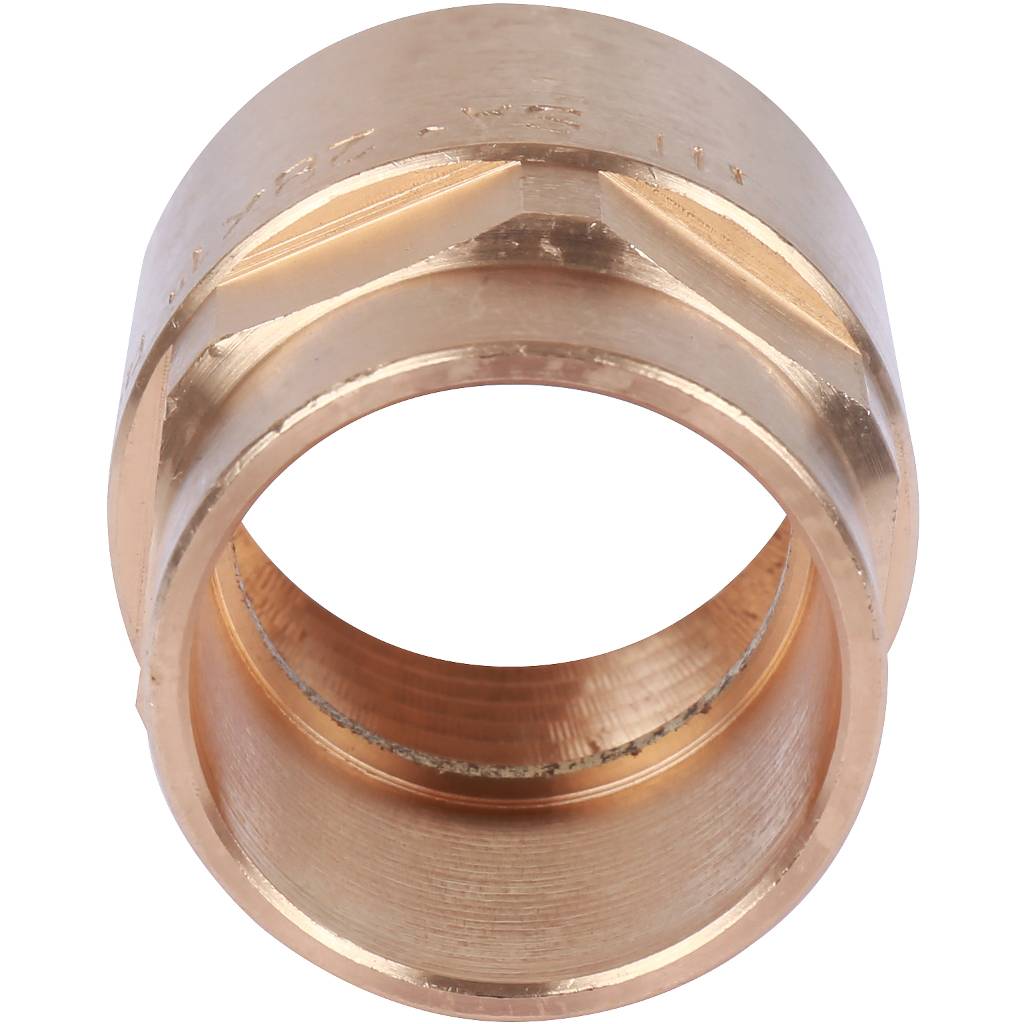 Муфта 28х1" переходная (ВР) под пайку с внутренней резьбой SANHA бронзовая 14270281