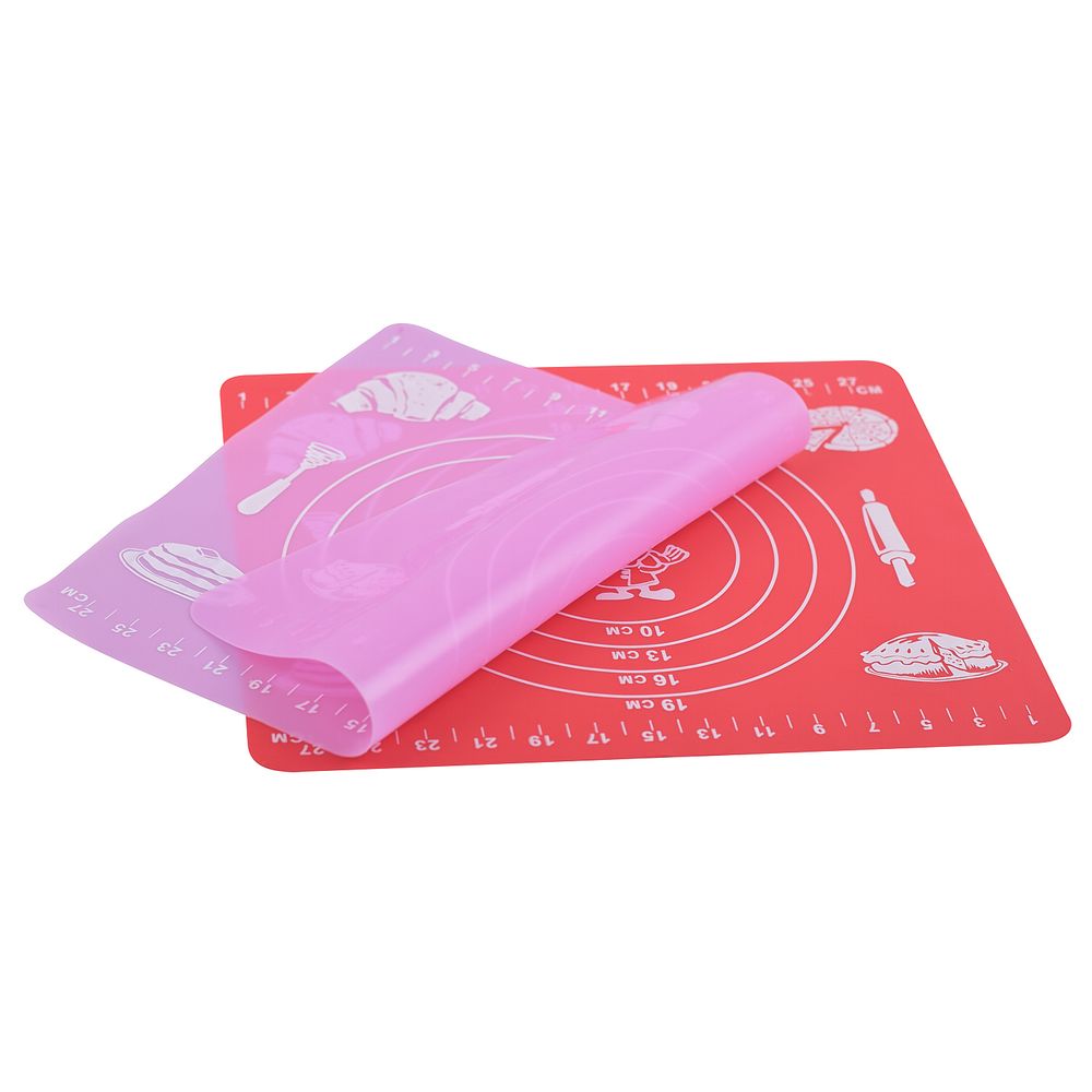 Коврик кулинарный силикон. (с разметкой) 29*26 см (6/72) "мультидом" dh80-134