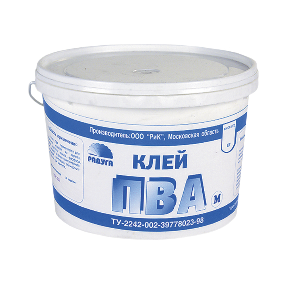 Клей пва универсальный "магия радуги" 10 кг  голубая этикетка