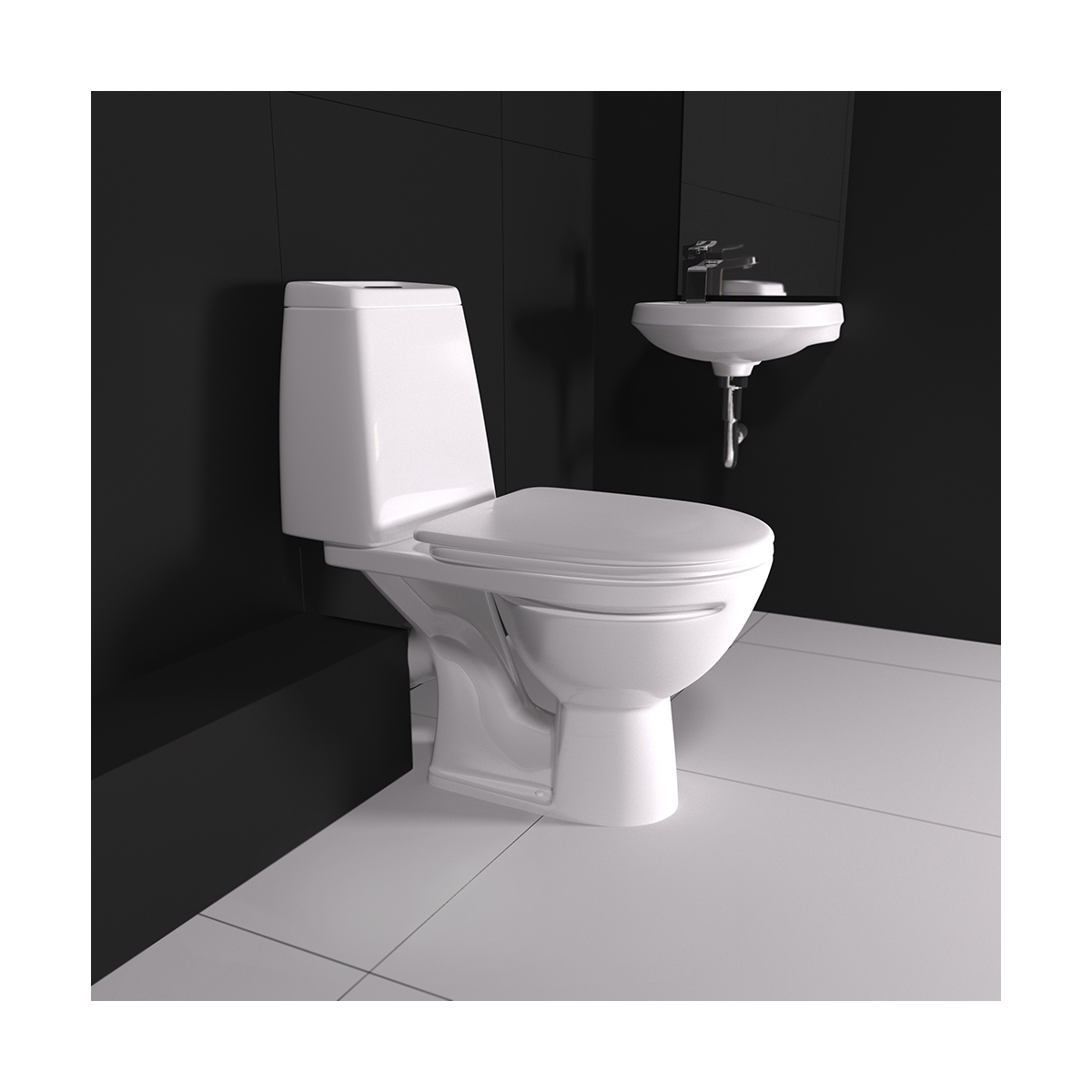 Унитаз напольный "марс" комфорт белый "sanita" wc.cc/mars/2-dm.rim/wht.g/s1