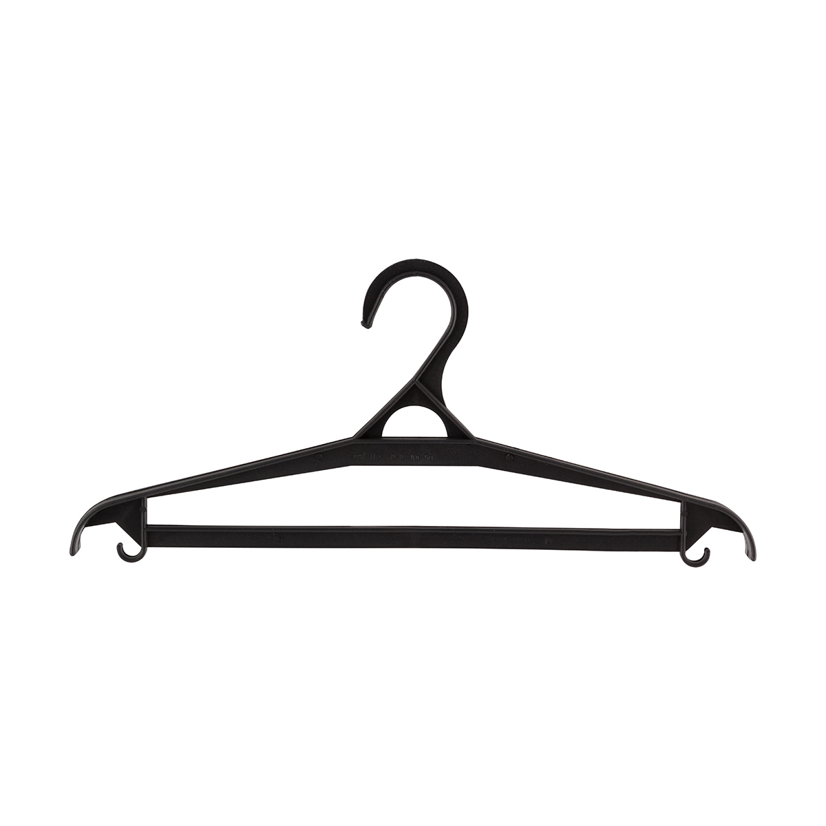 Вешалка-плечики для одежды пласт. размер 48-50 (1/100) "рыжий кот"