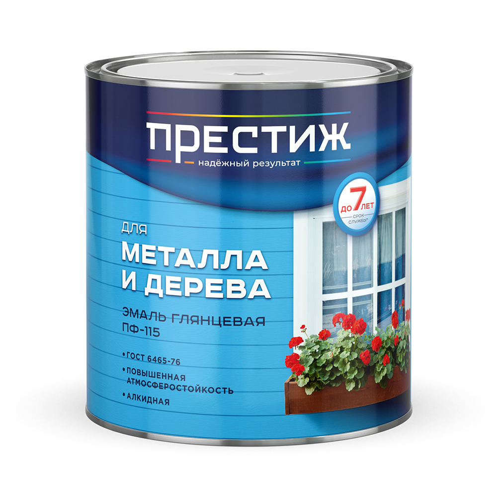 Эмаль пф-115 черная  2,8 кг (1/6) "престиж"