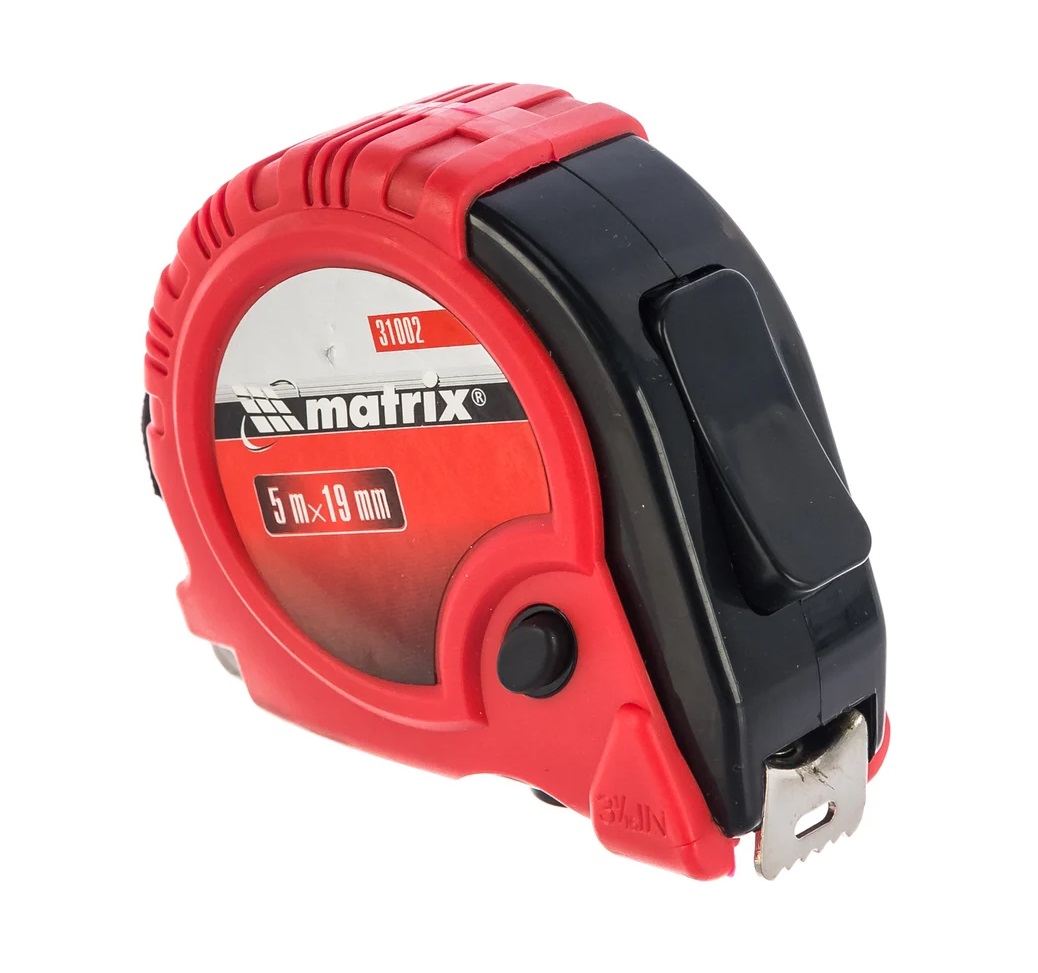 Рулетка измерительная Matrix Rubber в ассортименте