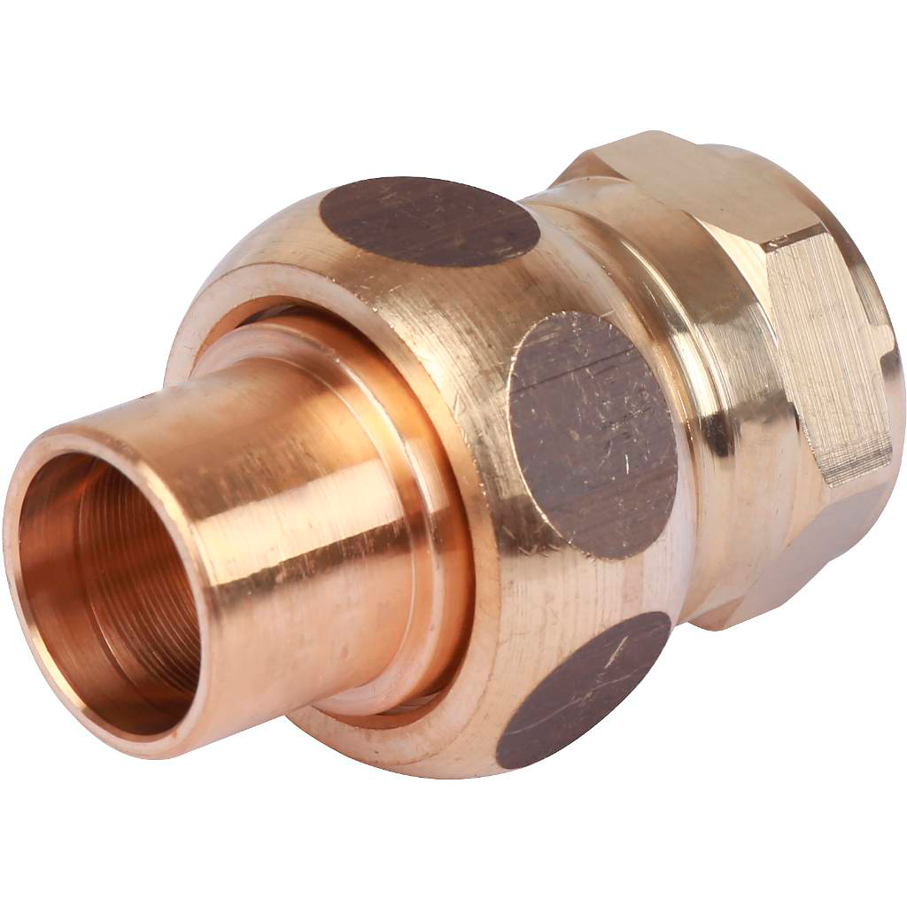 Американка (сгон) 15x1/2" ВР самоуплотняющаяся под пайку SANHA бронзовый 143401512