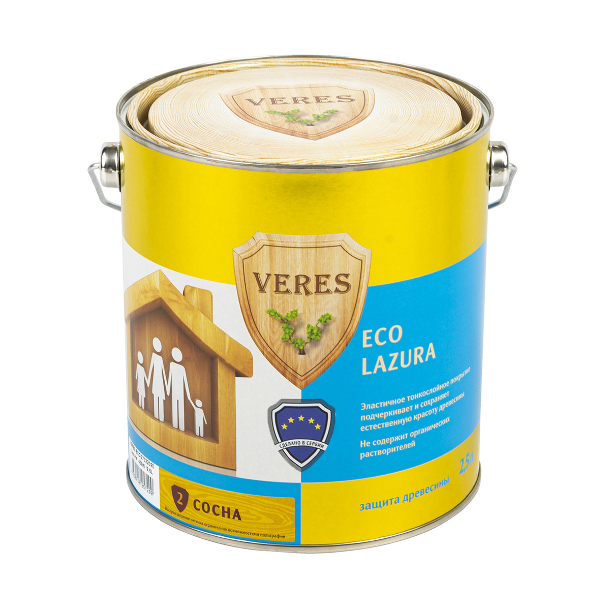 Верес эко № 2 сосна  2,5 л (1/4) "veres"