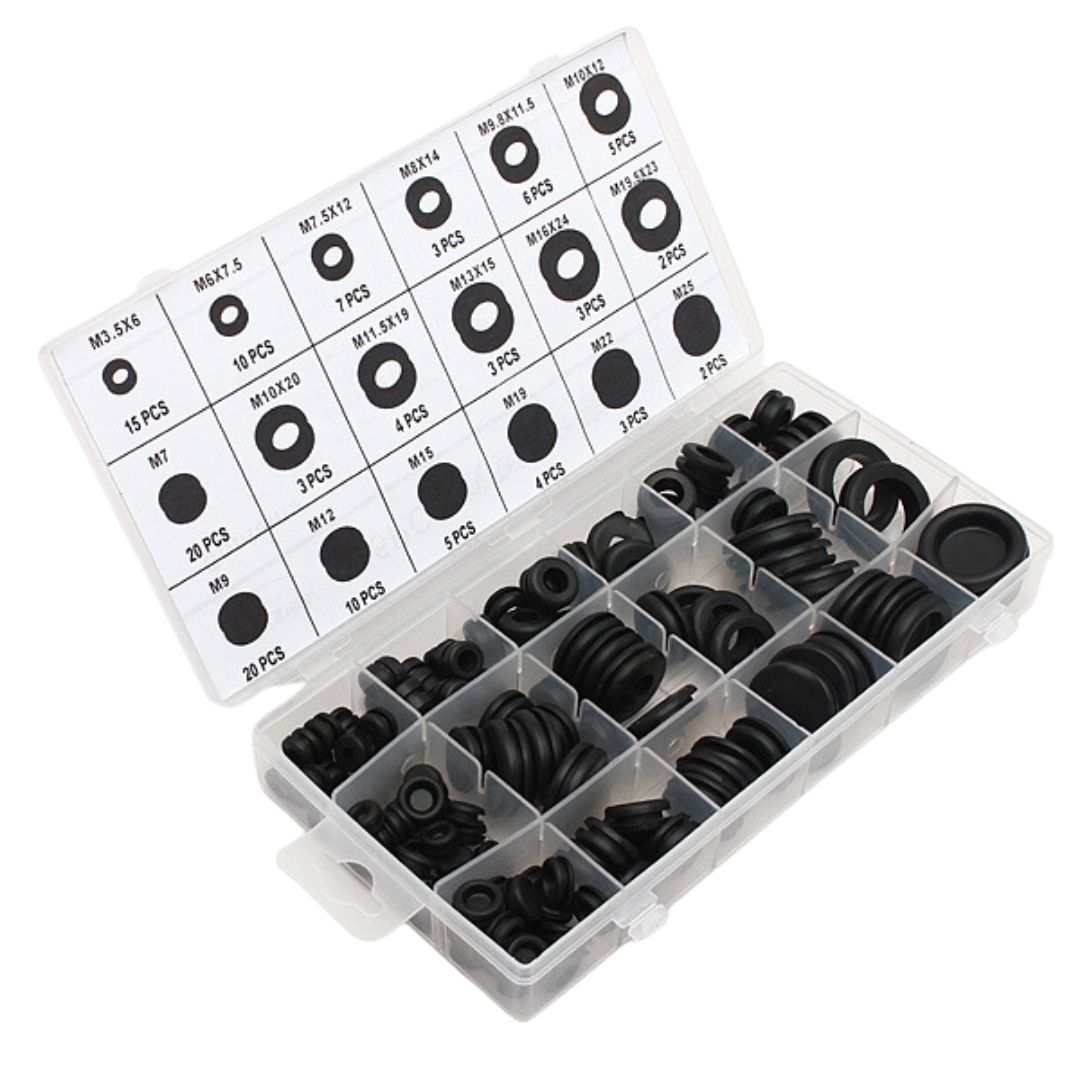 Набор сантехнических прокладок (410 штук) 12 размеров O-ring / IDRONORD (Италия)