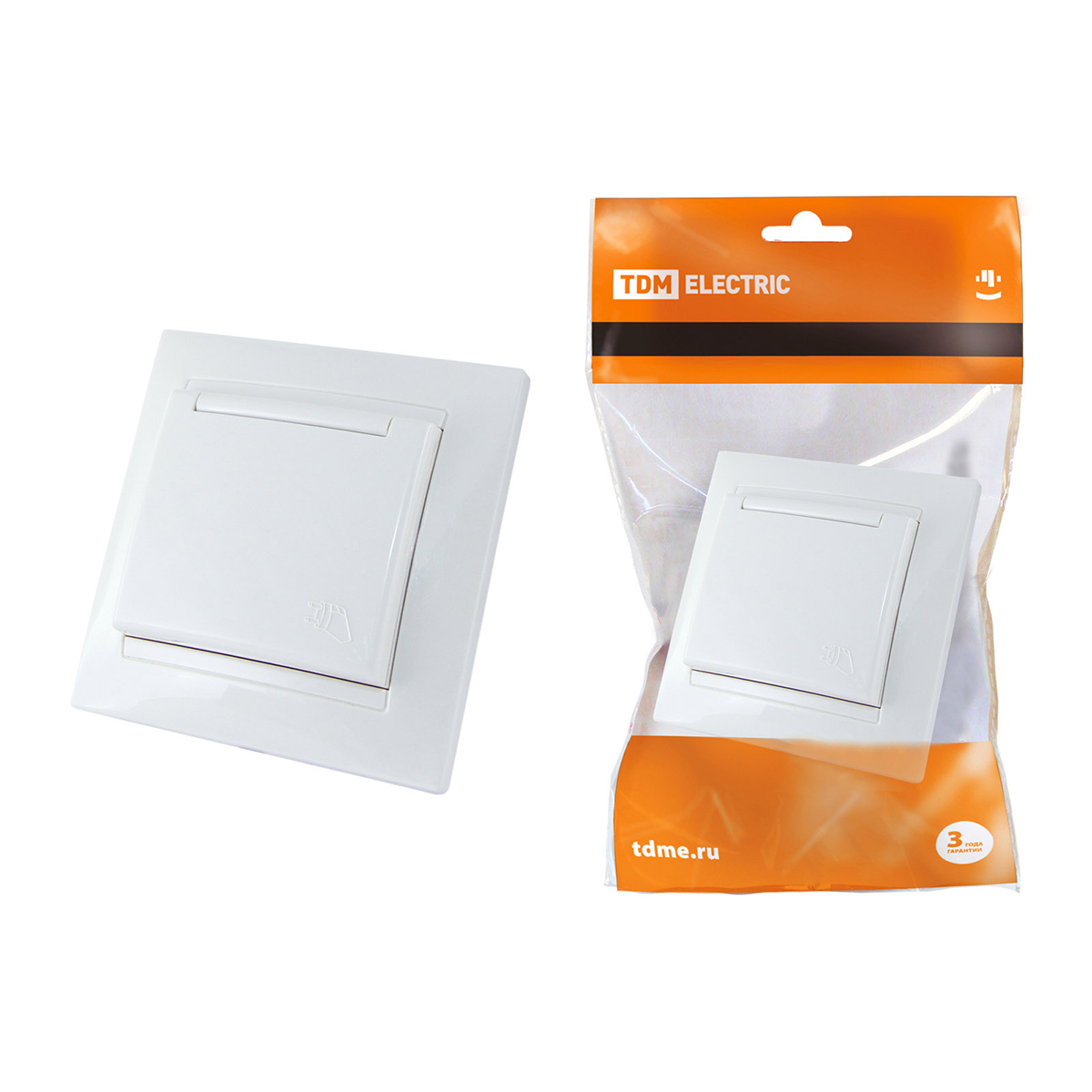 Розетка с заземл. 16а 250в ip44 с защит. шторками с крышкой "лама" белая (1/10/120) tdm sq1815-0014