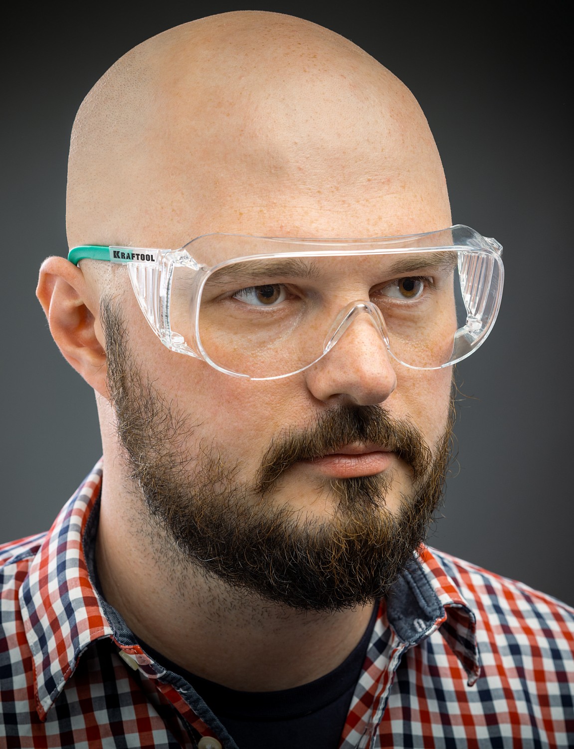 KRAFTOOL ULTRA, открытого типа, прозрачные, линза увеличенного размера устойчивая к царапинам и запотеванию, защитные очки (110461)