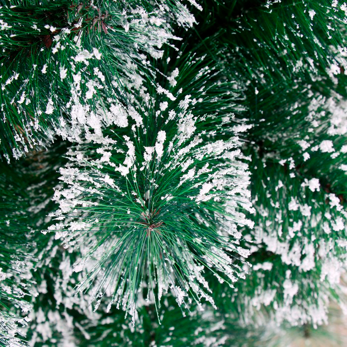 Кедр декор. в снегу 150 см, 152 ветки (зеленый) "зимнее волшебство" 703639