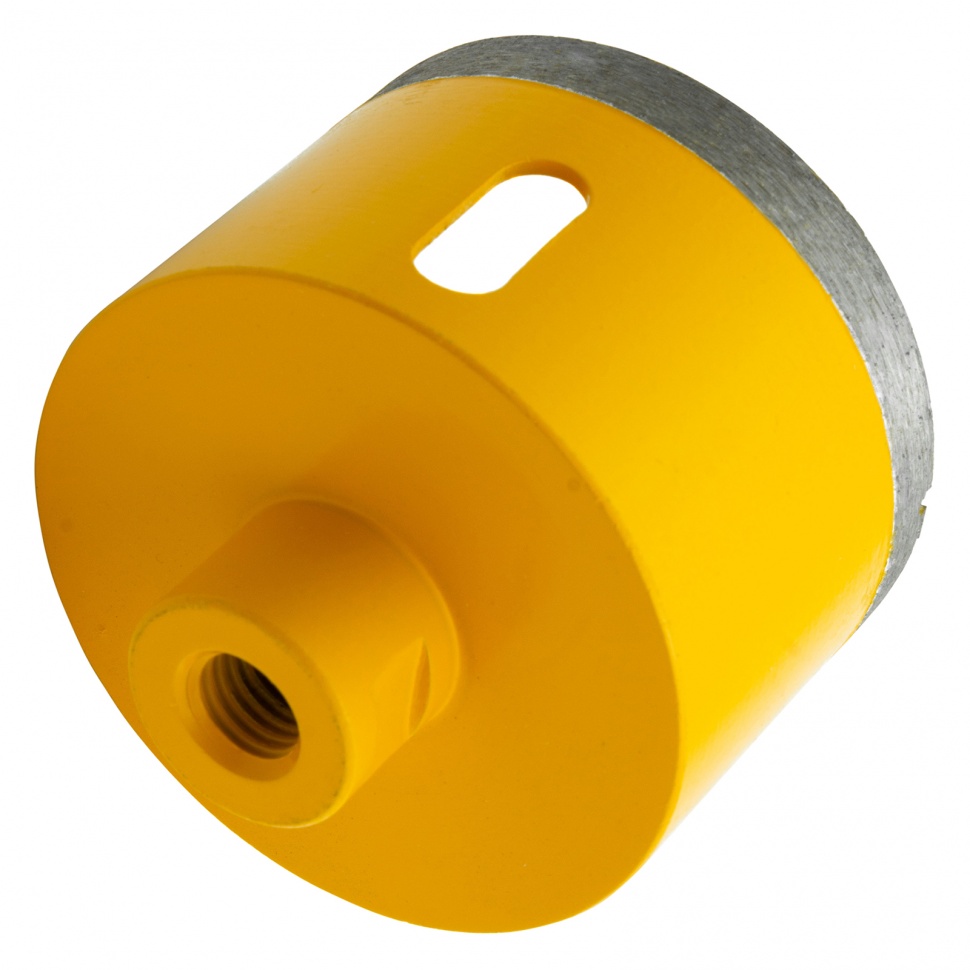 Сверло алмазное по керамограниту, 82 мм, мокрая резка, М14 Denzel (72696)