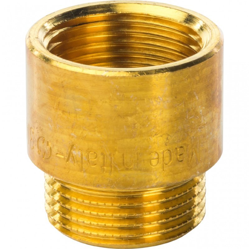 Удлинитель резьбовой ВН 3/4" x 20 мм латунь STOUT