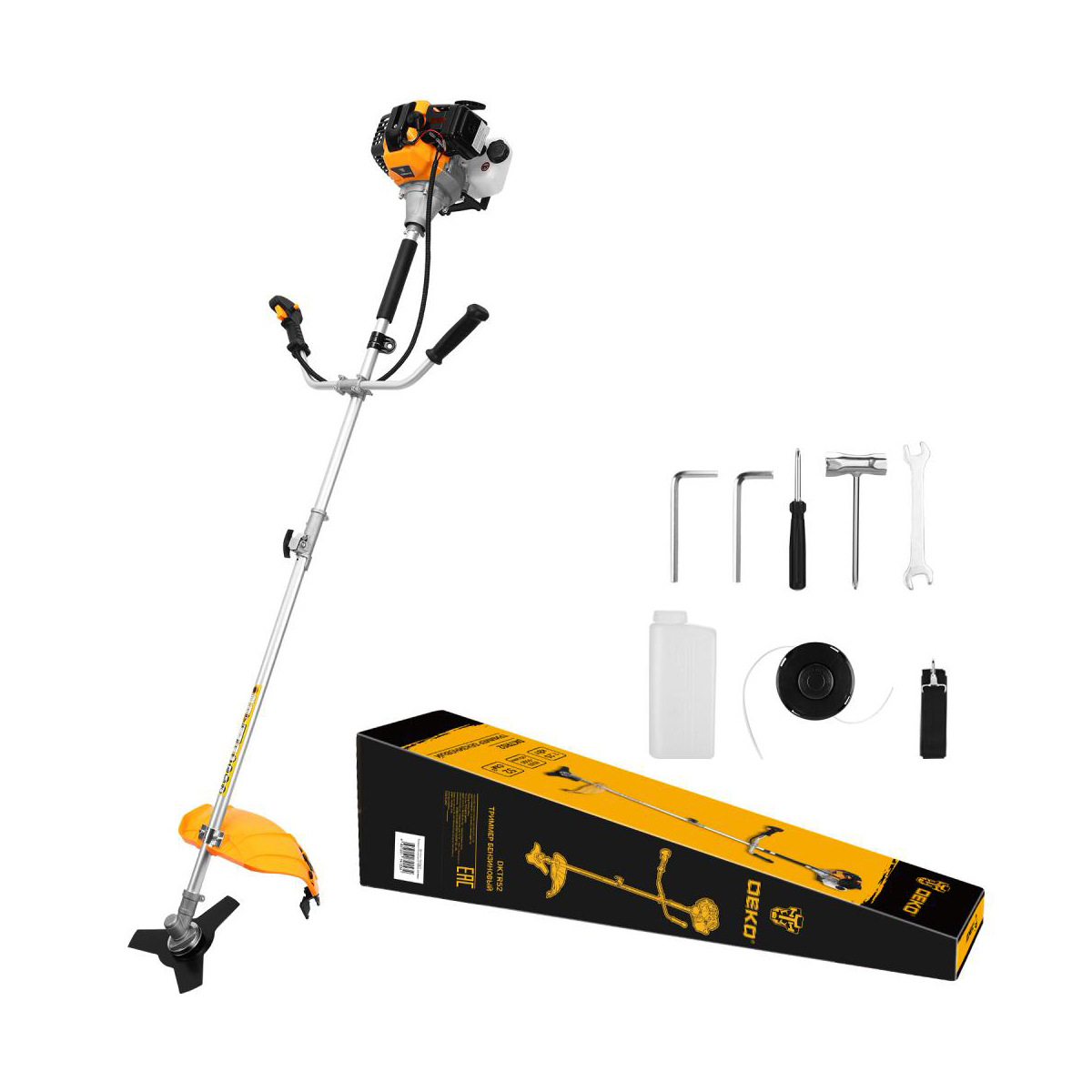 Триммер бензиновый dktr52 (1) "deko" 063-4254