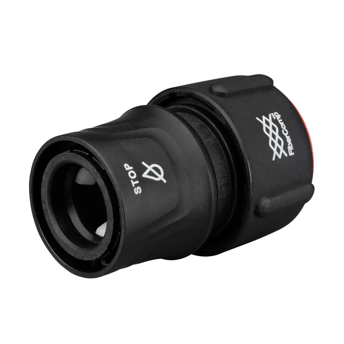 Коннектор для шлангов 3/4” c автостопом  "fibercomp" (1/8) "fiskars" 1054790