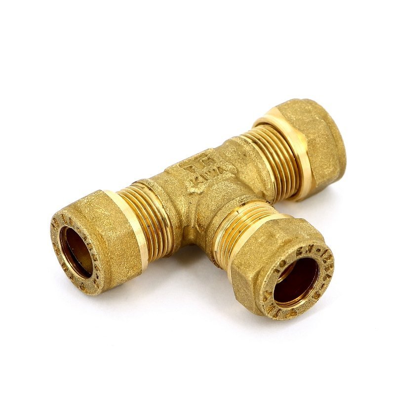 Тройник 10 х 10 х 10 обжим TIEMME