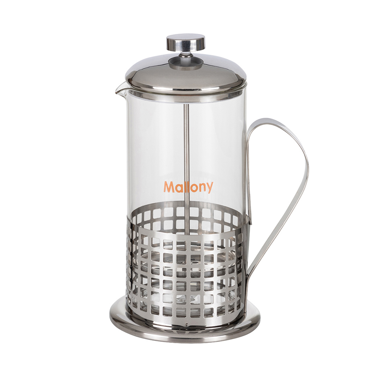 Чайник-кофейник с прессом "cellula" стекло 1000 мл (1/12) "mallony" b511-1000ml