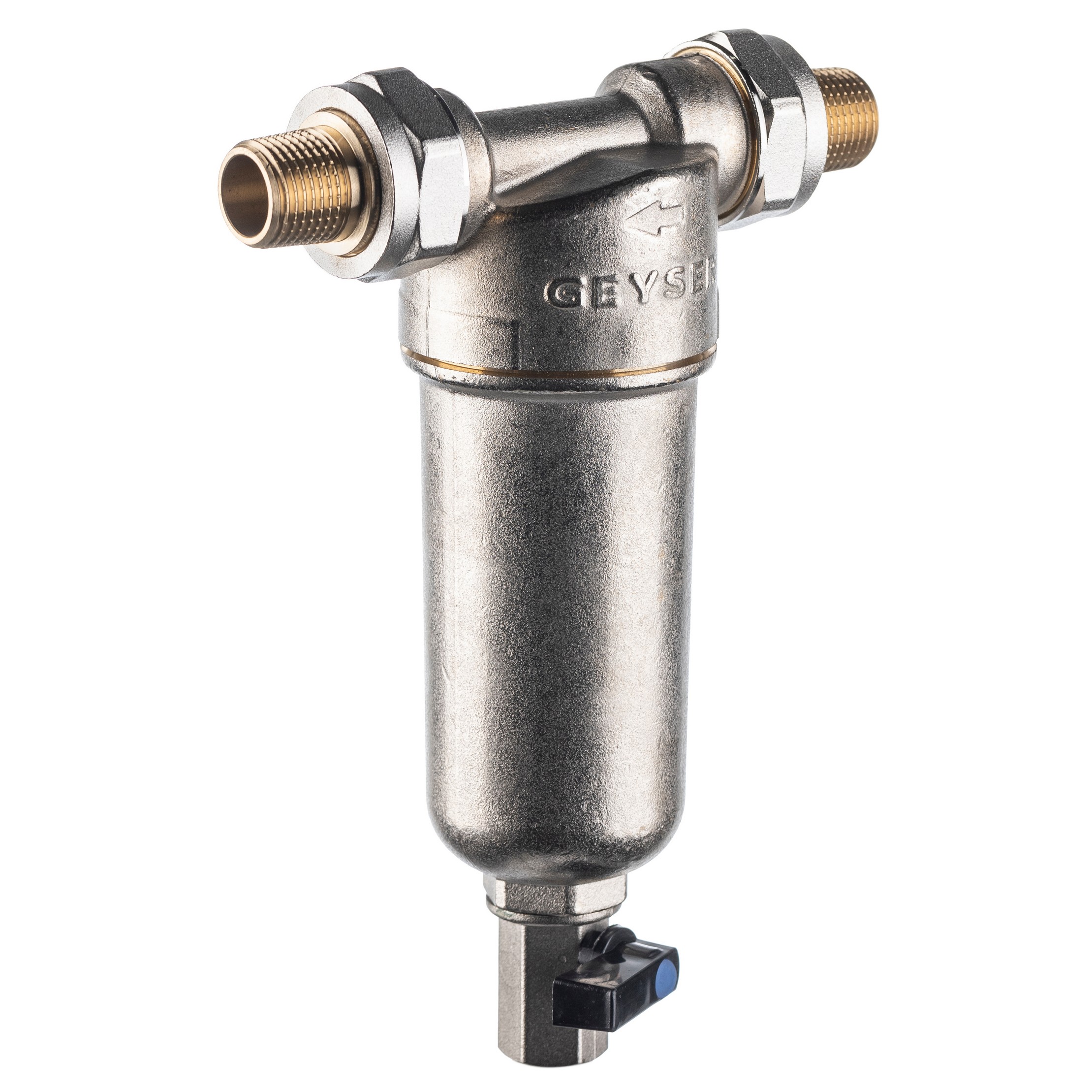 Фильтр магистральный промывной Гейзер Бастион 121 1/2" для ГВС d60