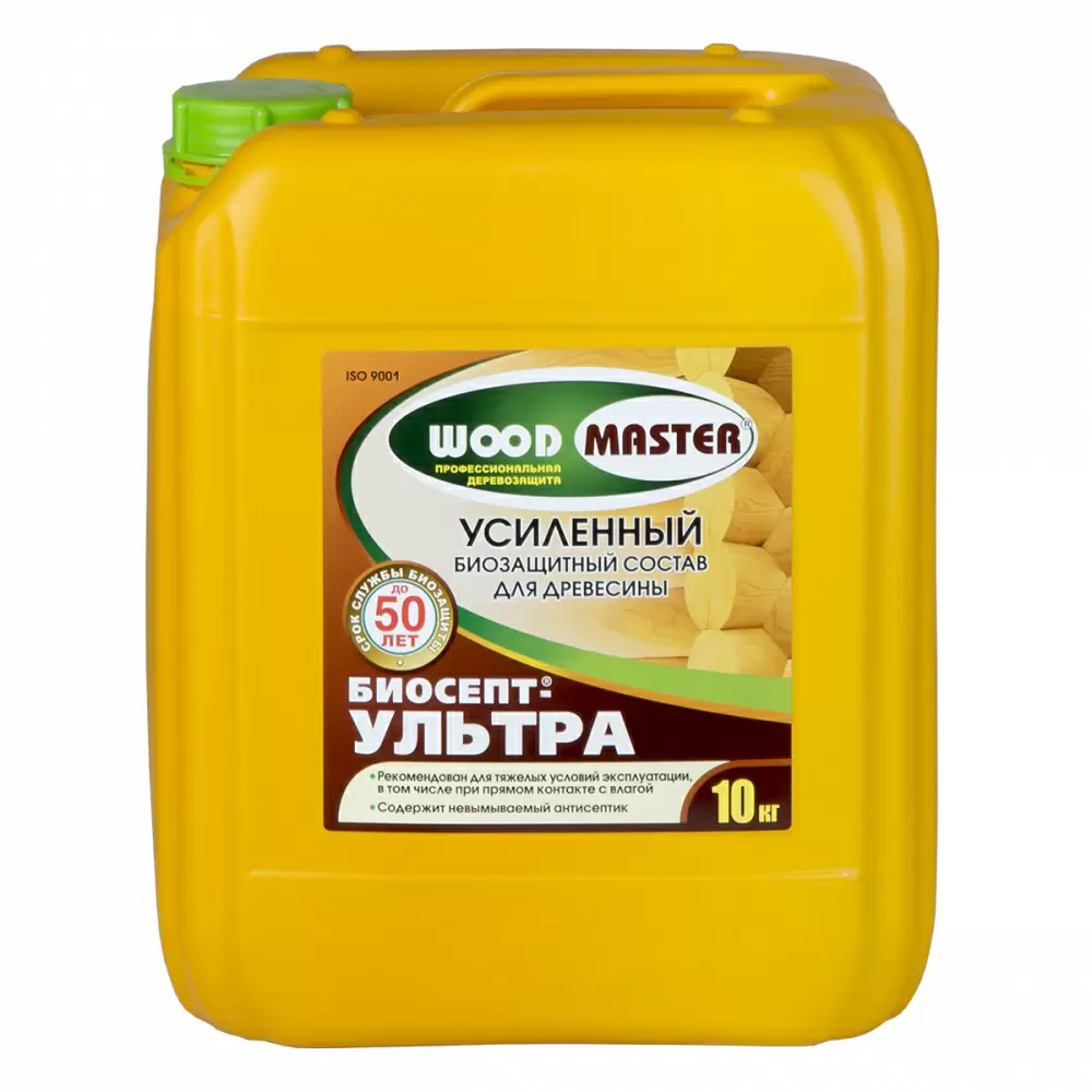 Woodmaster Биосепт-Ультра состав для древесины трудновымываемый, фисташковый (10кг)